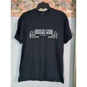 Bike Style Medium Black Girlz Lie Bikes Don't Casual Outdoor Fun T-Shirt Top